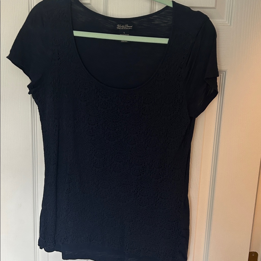 Lucky Brand Lace Front Top